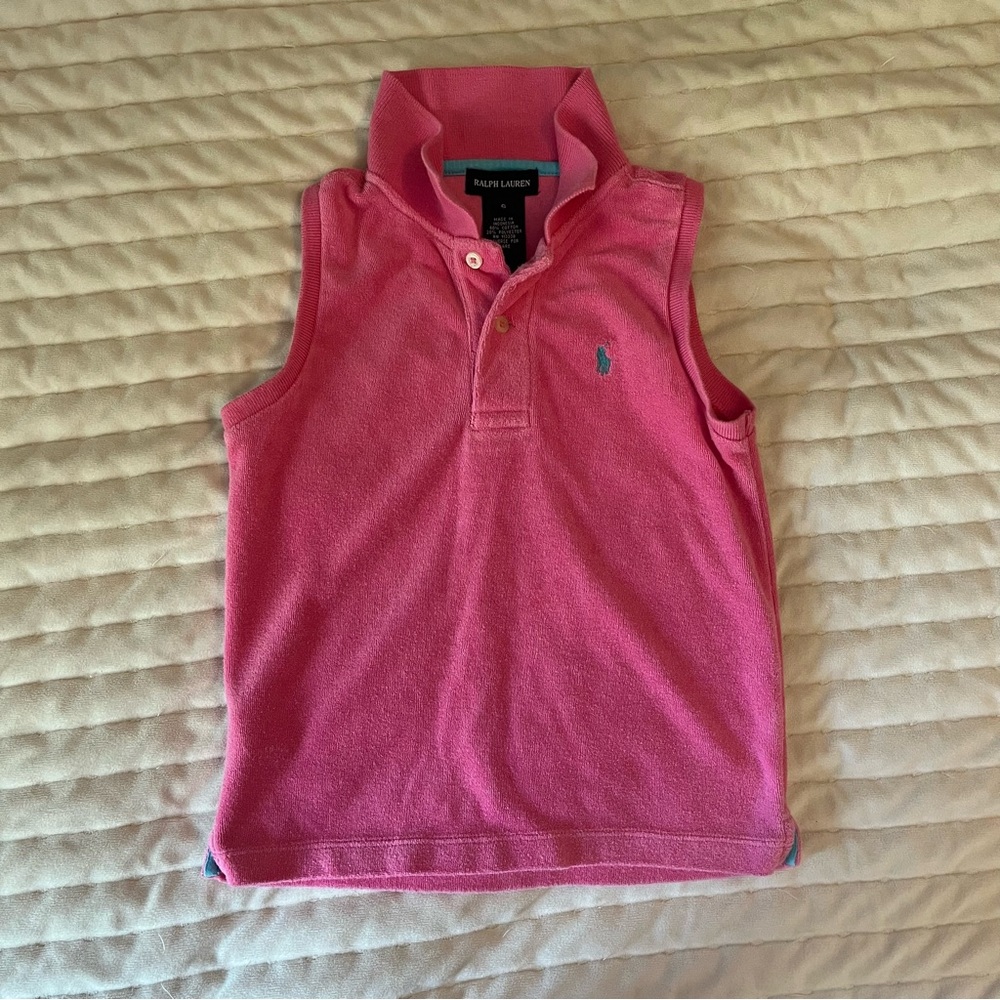 Ralph Lauren terry tank top sz 6